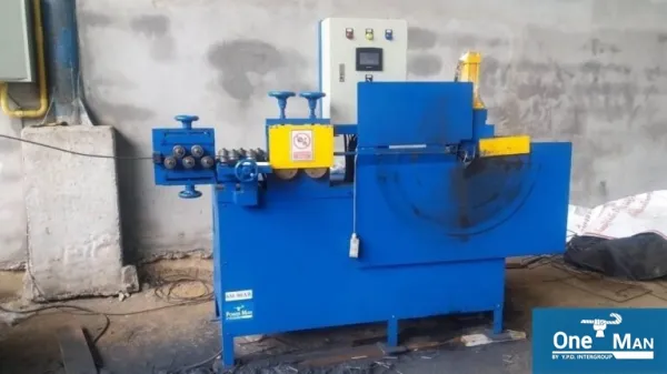 เครื่องดัดเหล็กปลอกอัตโนมัติ 5-12 มิล ระบบ PLC